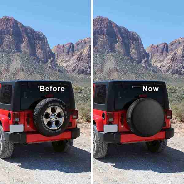 4wd Spare Tyre Cover Car Caravan Universal Rear Tire Cover AutoMods