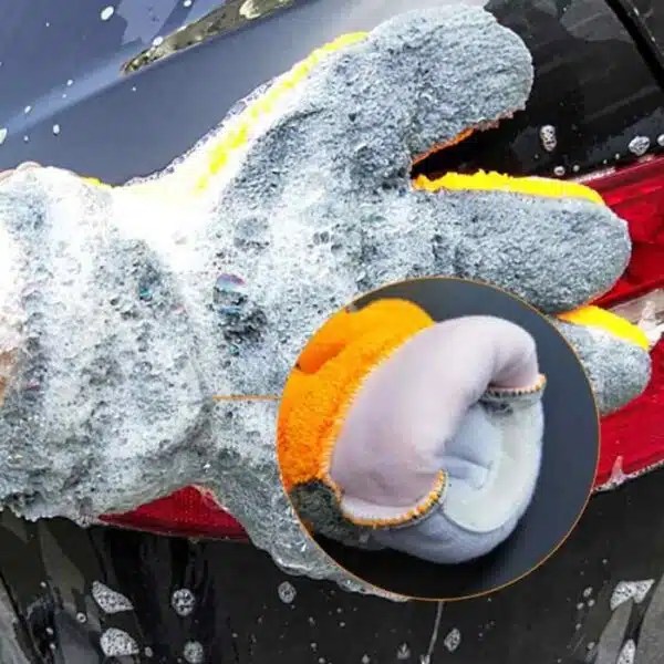 Car Cleaning Glove Polishing Wash Towels Microfiber Glove AutoMods