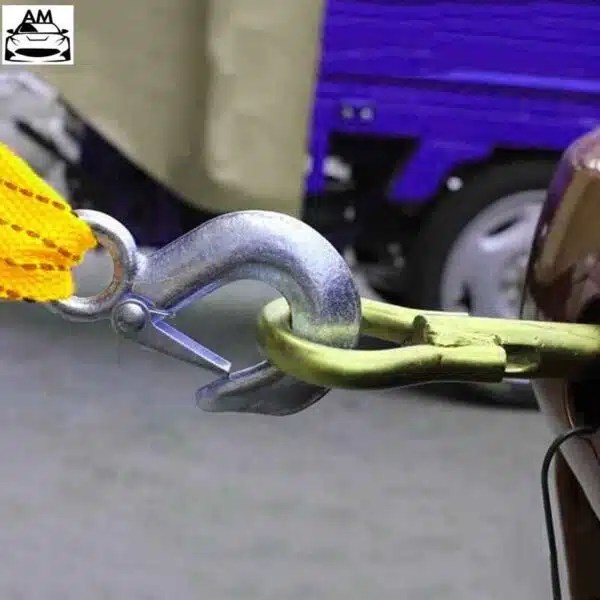 Car Tow Hook Strap Car Tow Rope Heavy Duty Cable With Hooks AutoMods