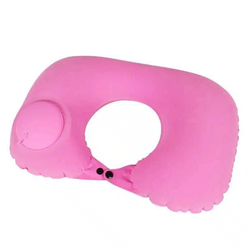 Blow Up Travel Pillows Airplanes Inflatable Ergonomic UShape AutoMods