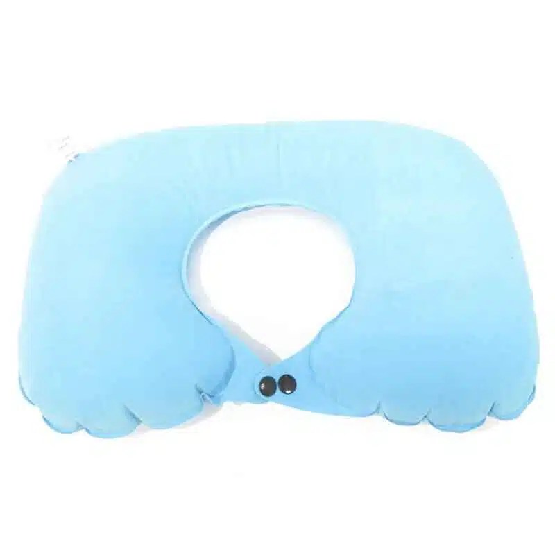 Blow Up Travel Pillows Airplanes Inflatable Ergonomic UShape AutoMods