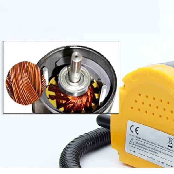 12v Electric Fuel Transfer Pump Car Oil Extractor Pump 60W - AutoMods