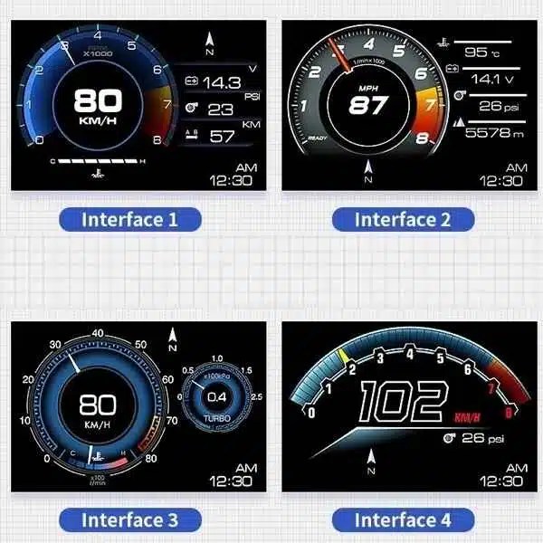 Head Up Display Auto Display Kit GPS+OBD System HUD AutoMods