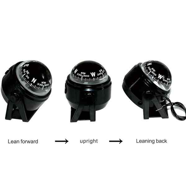 Automobile Dashboard Compass For Car Pivoting Navigation AutoMods