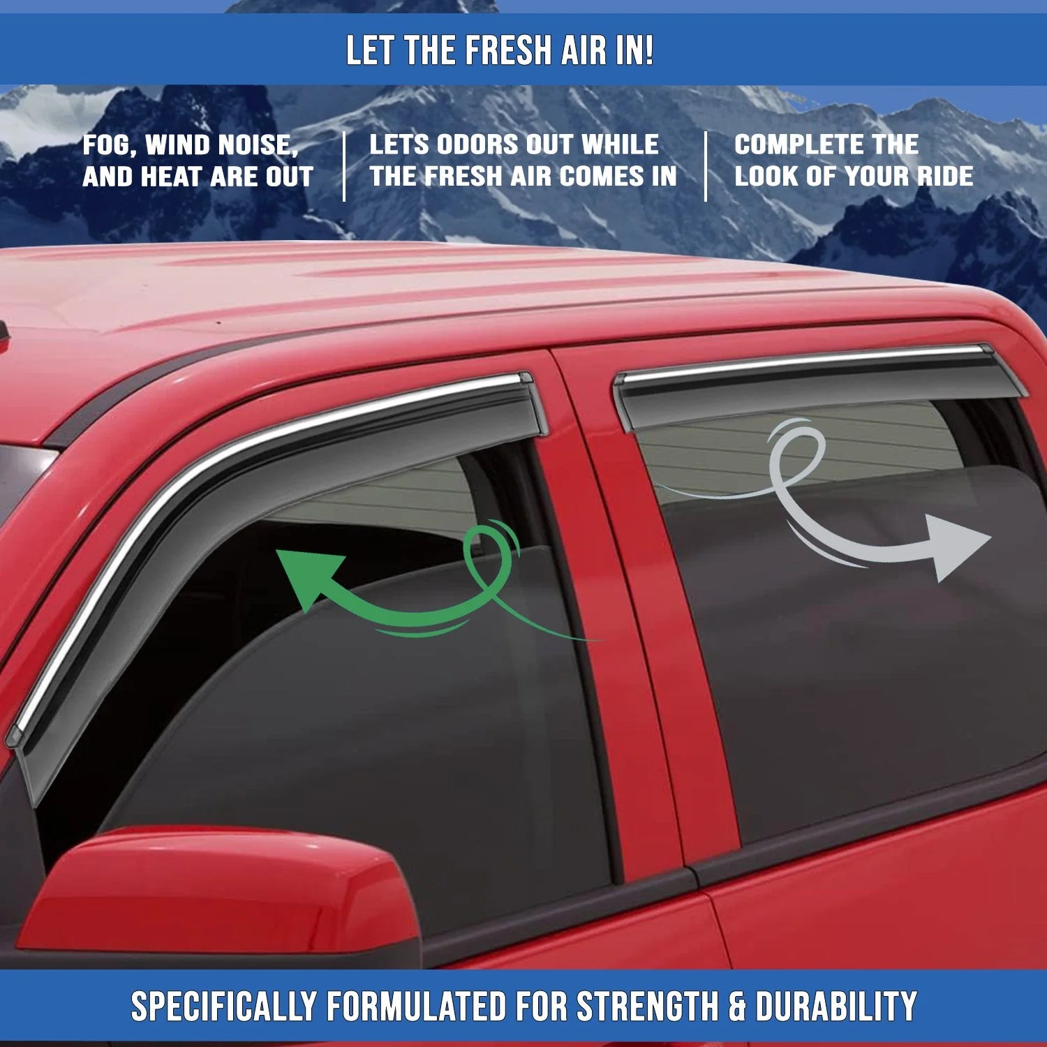 Buy Rain Visor Chrome for Maruti Suzuki Jimny 2023