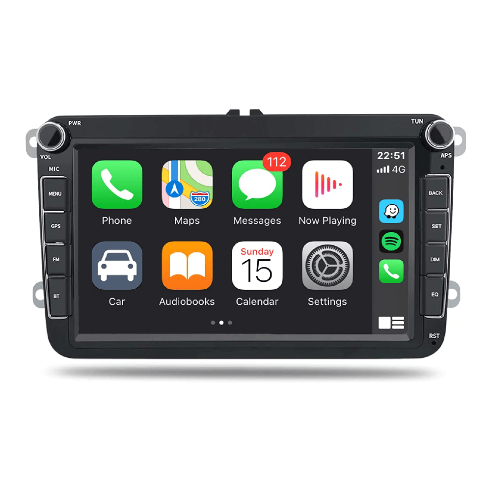 Automodz Volkswagen Apple CarPlay Android Auto MirrorLink Double Din