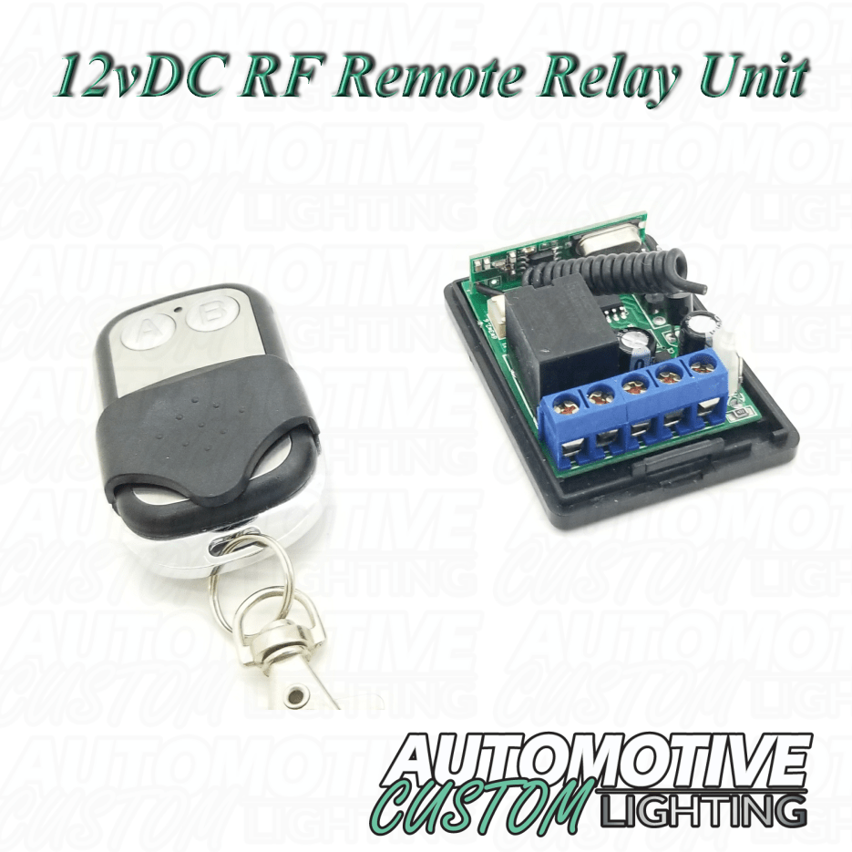 12VDC RF Remote Relay Unit Automotive Custom Lighting