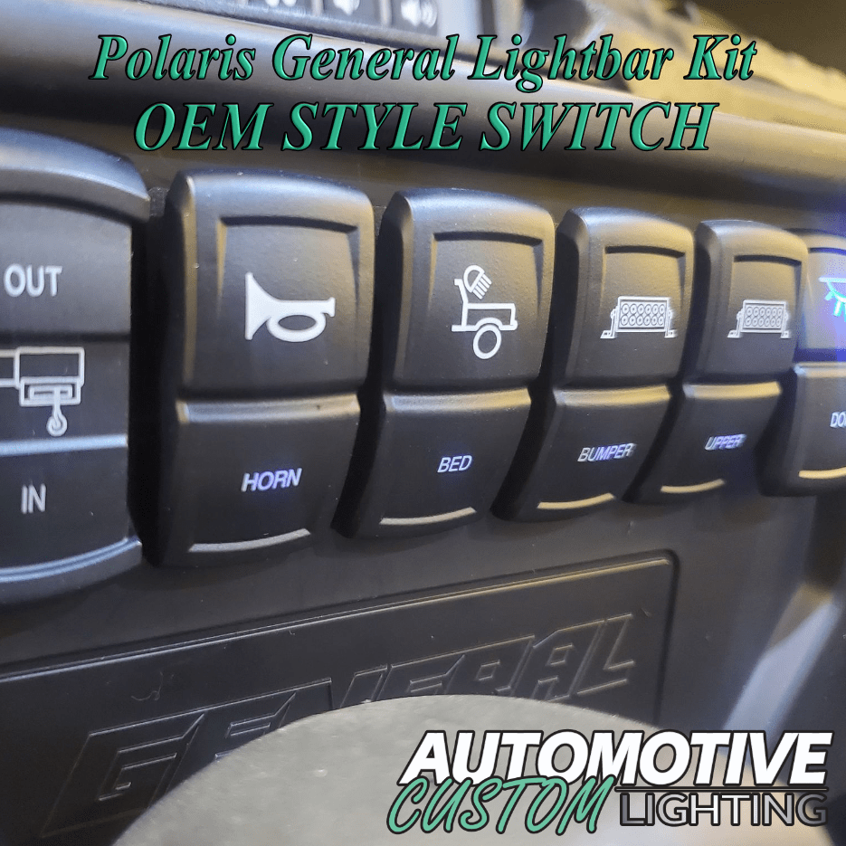 Polaris General Diode 50" Dynamics Single Row Light Bar Kit W/Brackets