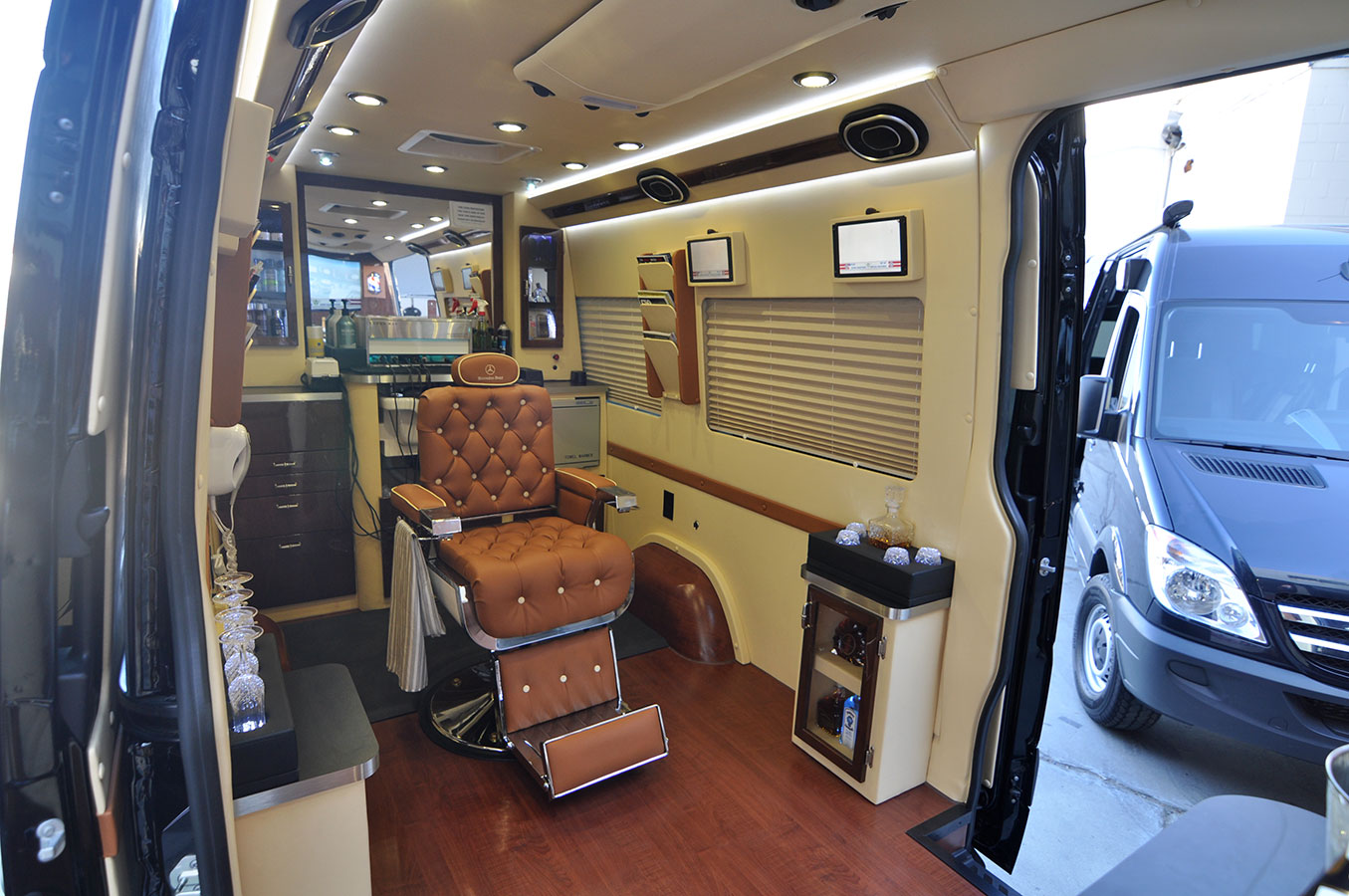Sprintervan Mobile Barber Shop Conversion ADF Sprinters