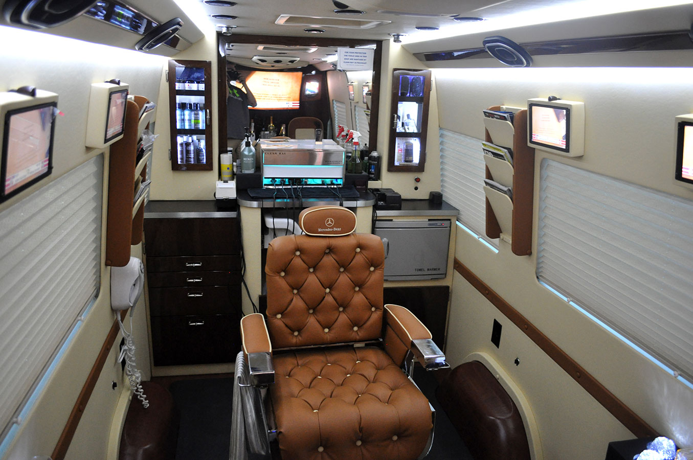 Sprintervan Mobile Barber Shop Conversion ADF Sprinters