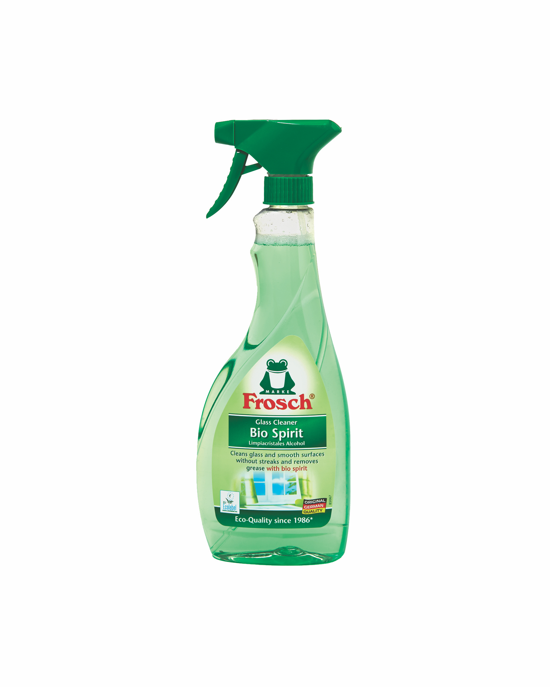 German Engineering Goes Green Frosch "Bio Spirit Glass Cleaner" Now