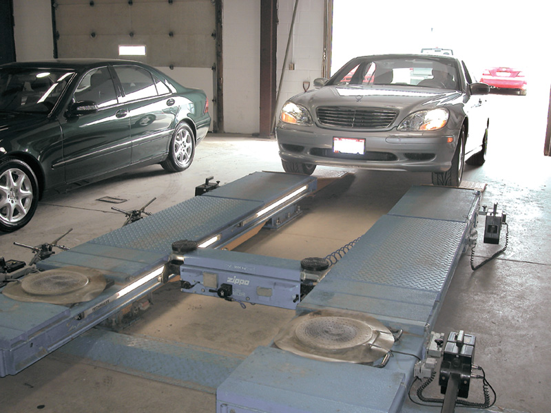 MercedesBenz Wheel Alignment Surveying Directional Control Automotive Tech Info