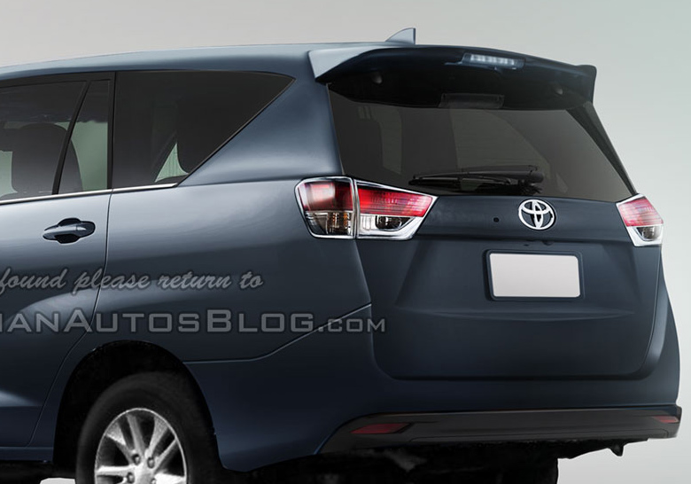 Ini Dia Bentuk Belakang Toyota Innova 2016!