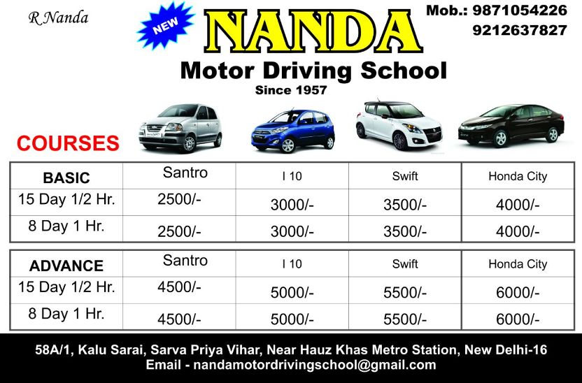 Best driving schools in India Autonexa
