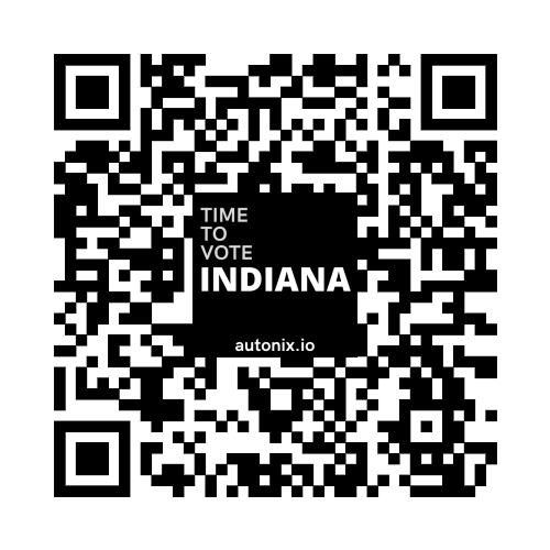 Vote by QR Code in Indiana QR Code to Voter Registration by State
