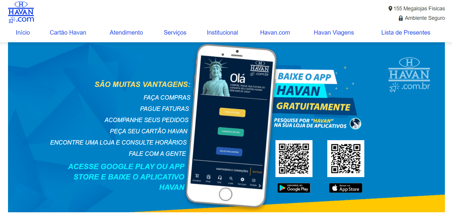 Cartão de Crédito Lojas Havan o mais indicado para os que amam