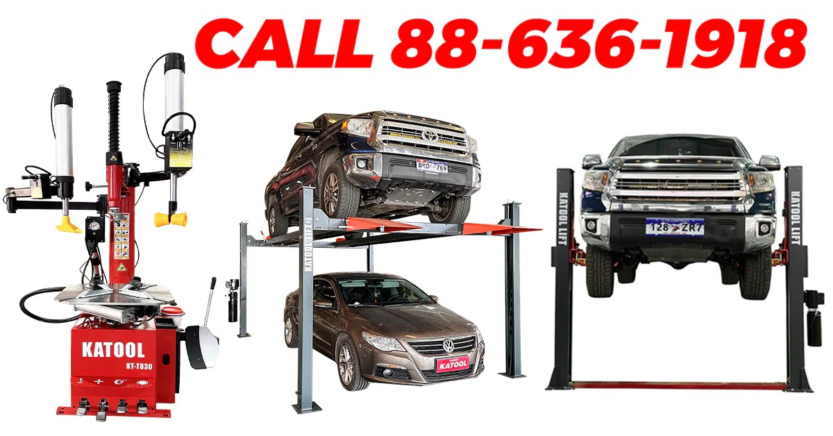 How to use 4 post lift? Katool Automotive Equipment