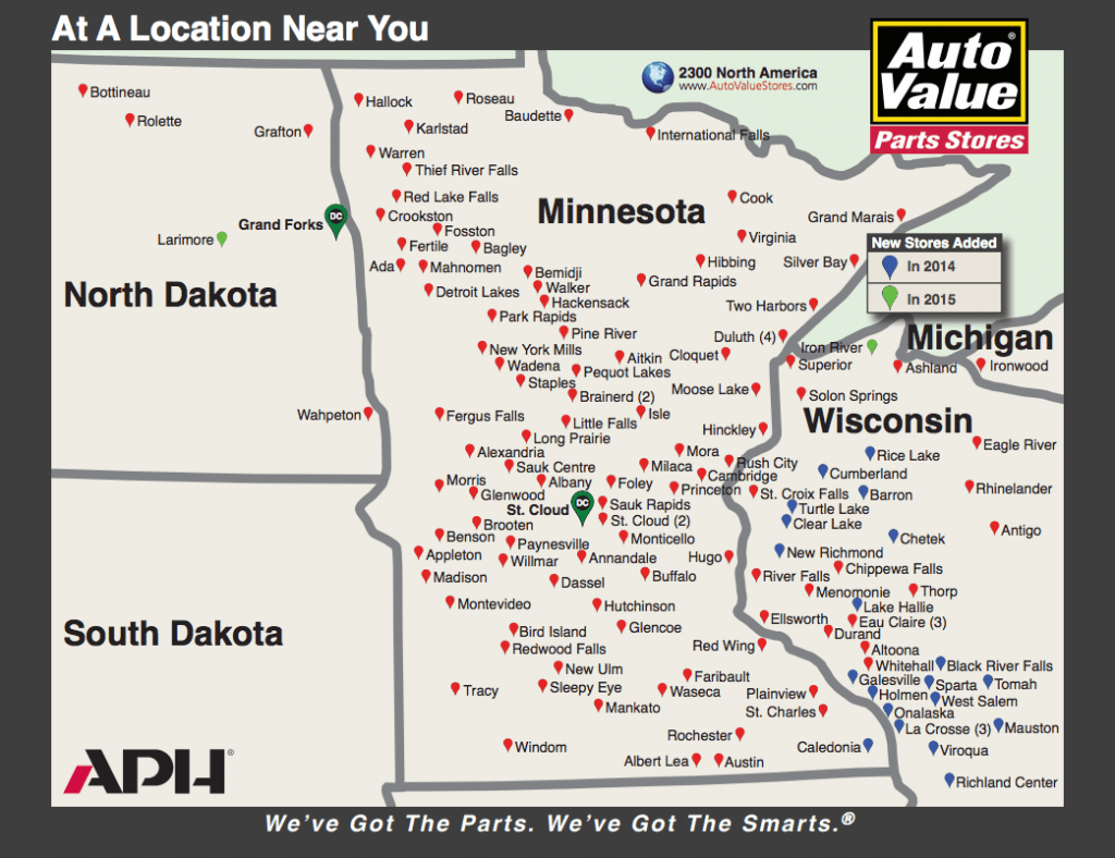 map Automotive Parts Headquarters, Inc (APH) Automotive Parts