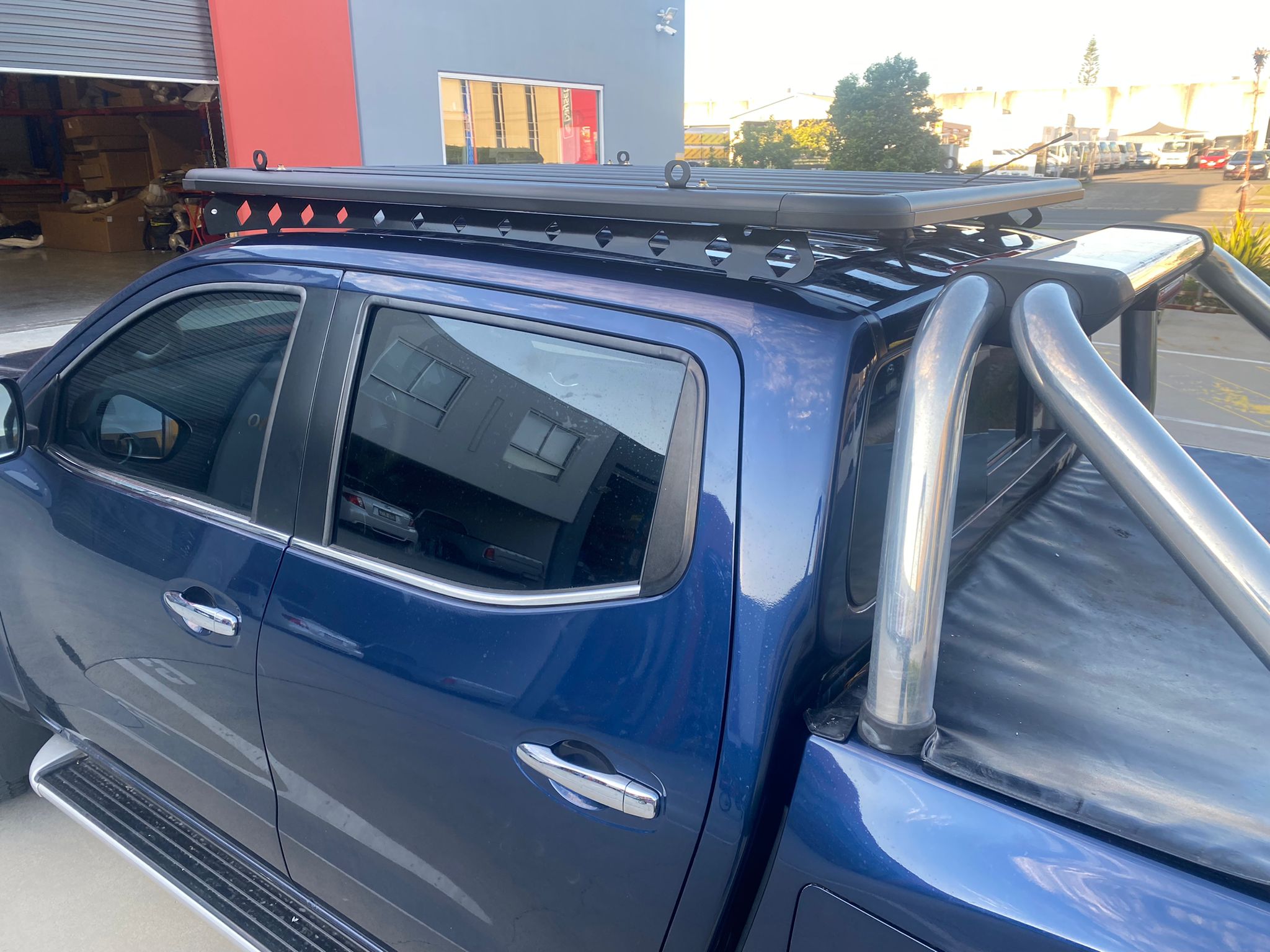 Buy Heavy Duty Flat Roof Rack Platform Carrier & Backbone for Holden Colorado 2012 2021 Auto