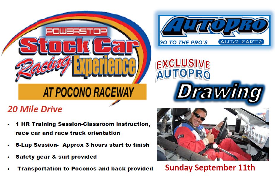 Powerstop Stock Car Racing Experience Promo Auto Pro Auto Parts