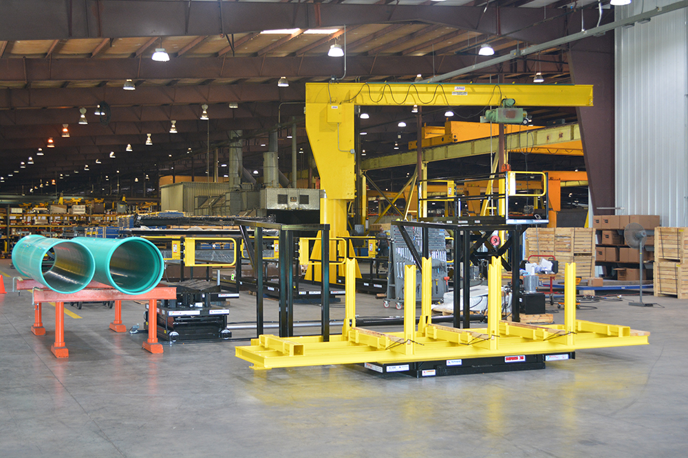 Integrated PipeHandling and Rack Lift System Autoquip