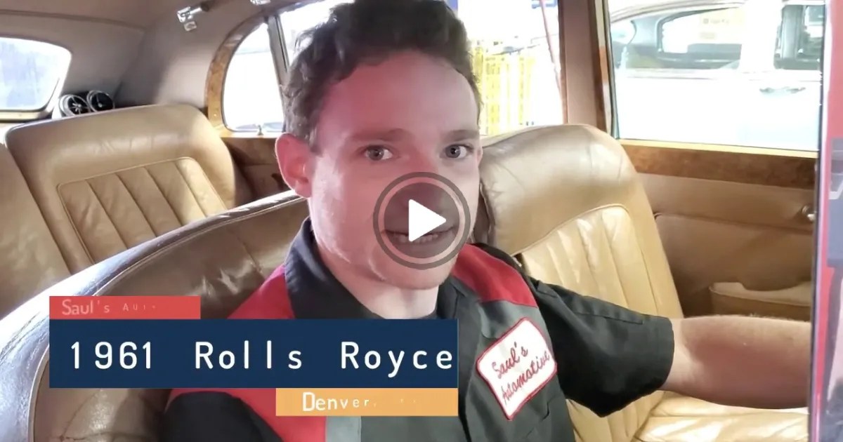 Repairing A Classic 1960s Rolls Royce From London in Denver - Auto