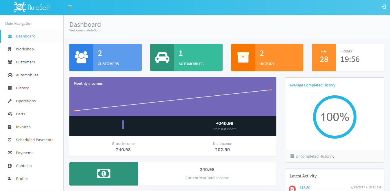 AutoSoft Automobile Repair Software