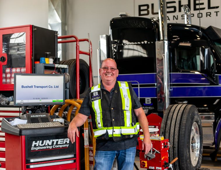 Hunter Equipment Makes a Big Difference for Bushell Transport Autosphere