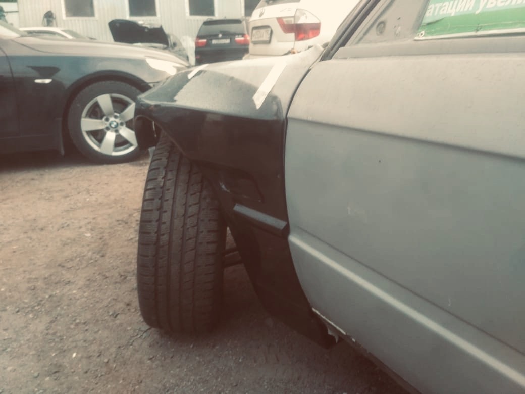 Fender flares +100 mm for Drift version wide body BMW e30 Auto Sport