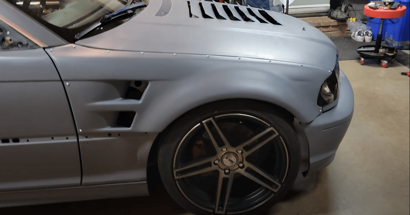 BMW E46 Coupe Cabrio FRONT Fenders Flares (Felony Form, 58 OFF