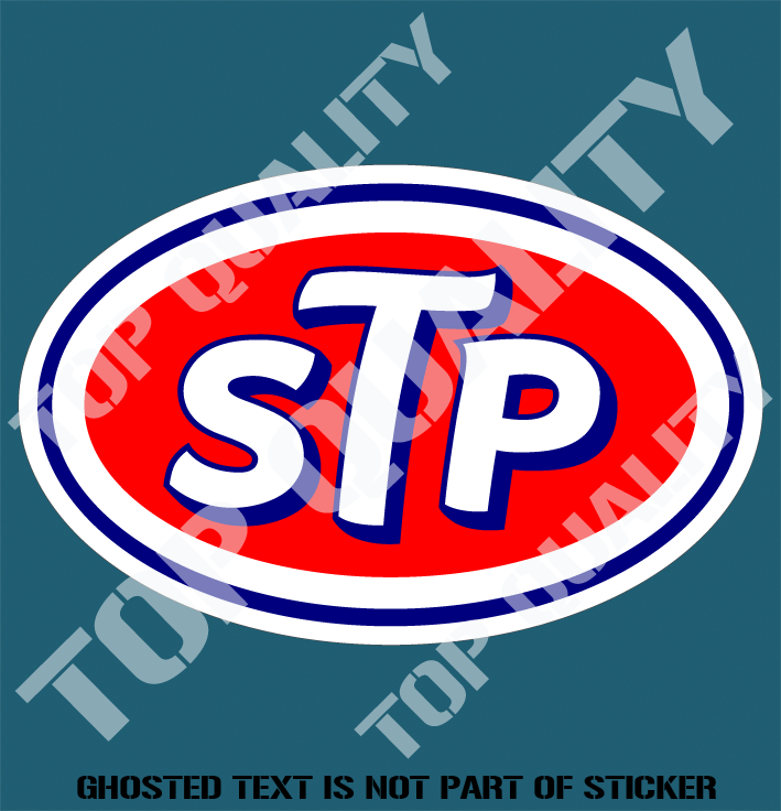 STP MOTOR OILS DECAL STICKER Auto Tattoo Grafix