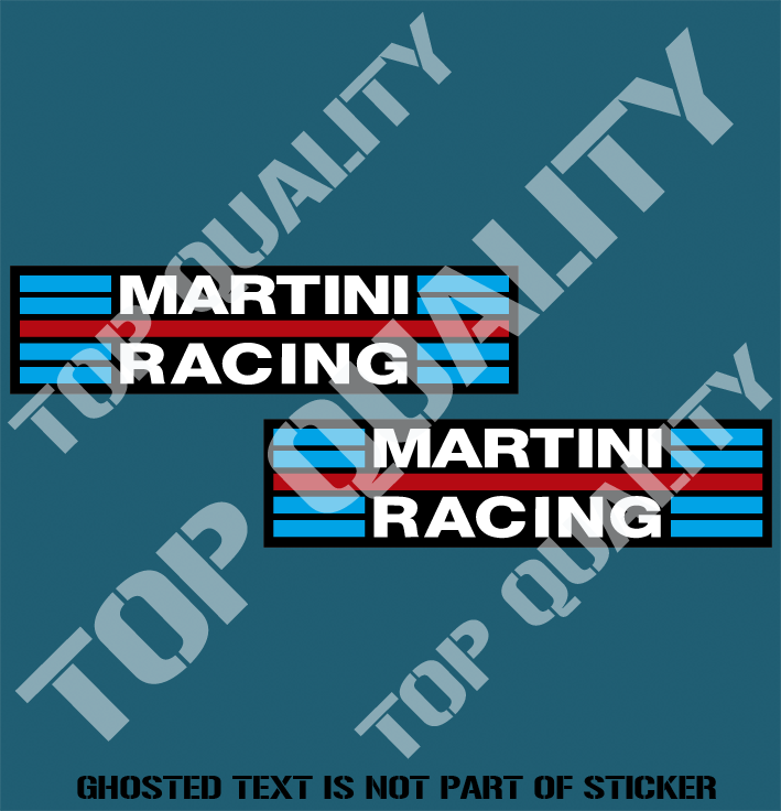 MARTINI RACING DECAL STICKER Auto Tattoo Grafix