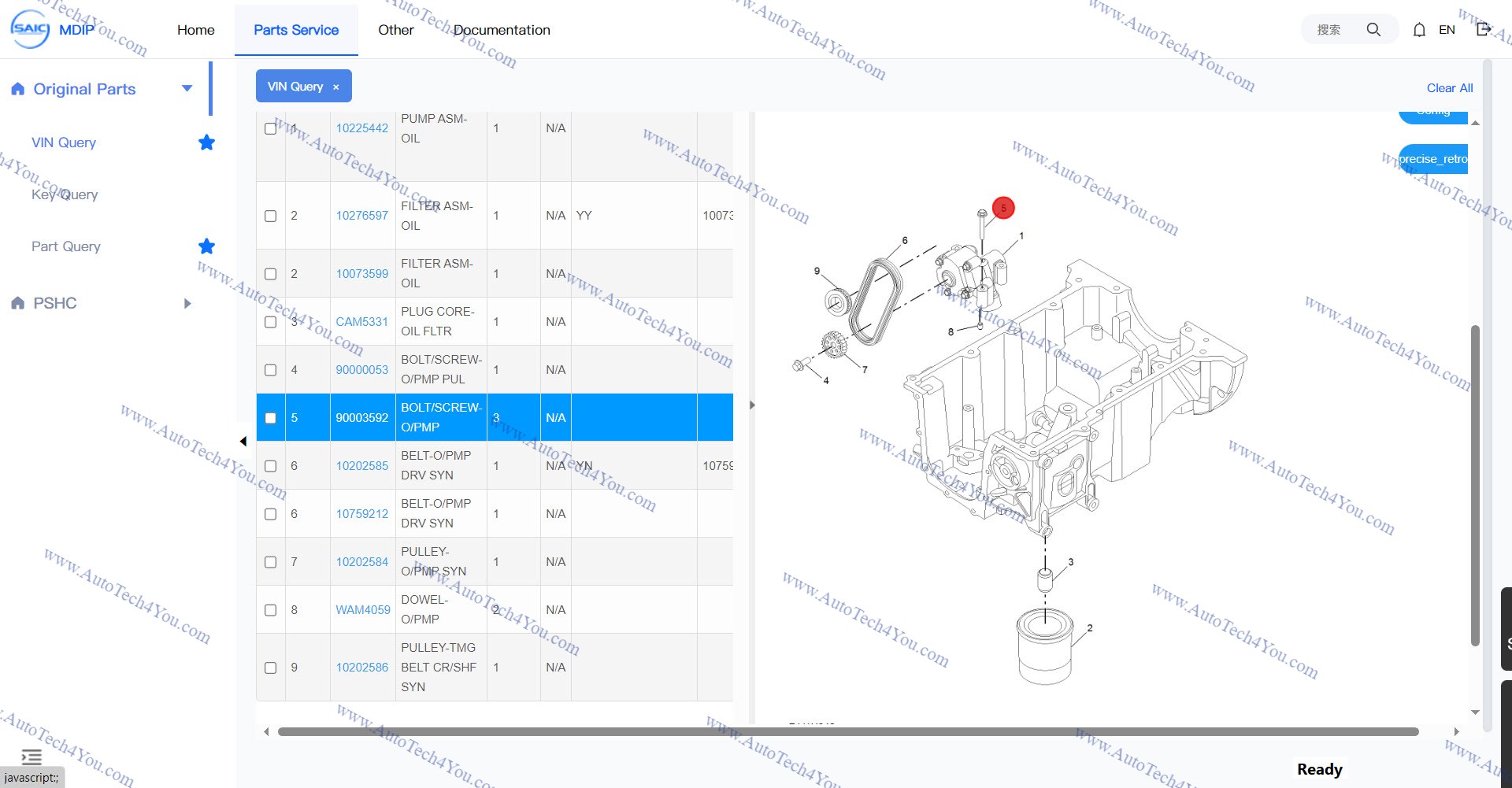 AUTOTECH4YOU SAIC Motors & MG EPC Online 2026 + VIN decoding