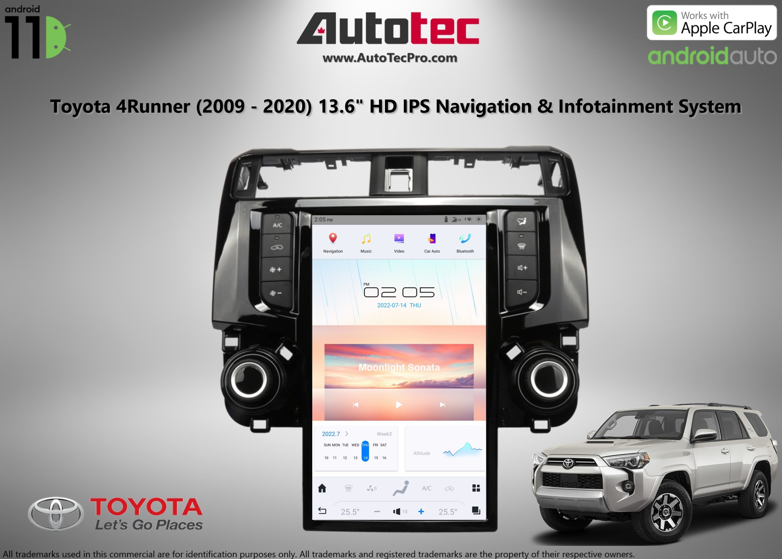 Toyota 4 Runner AutoTecPro Navigation Systems