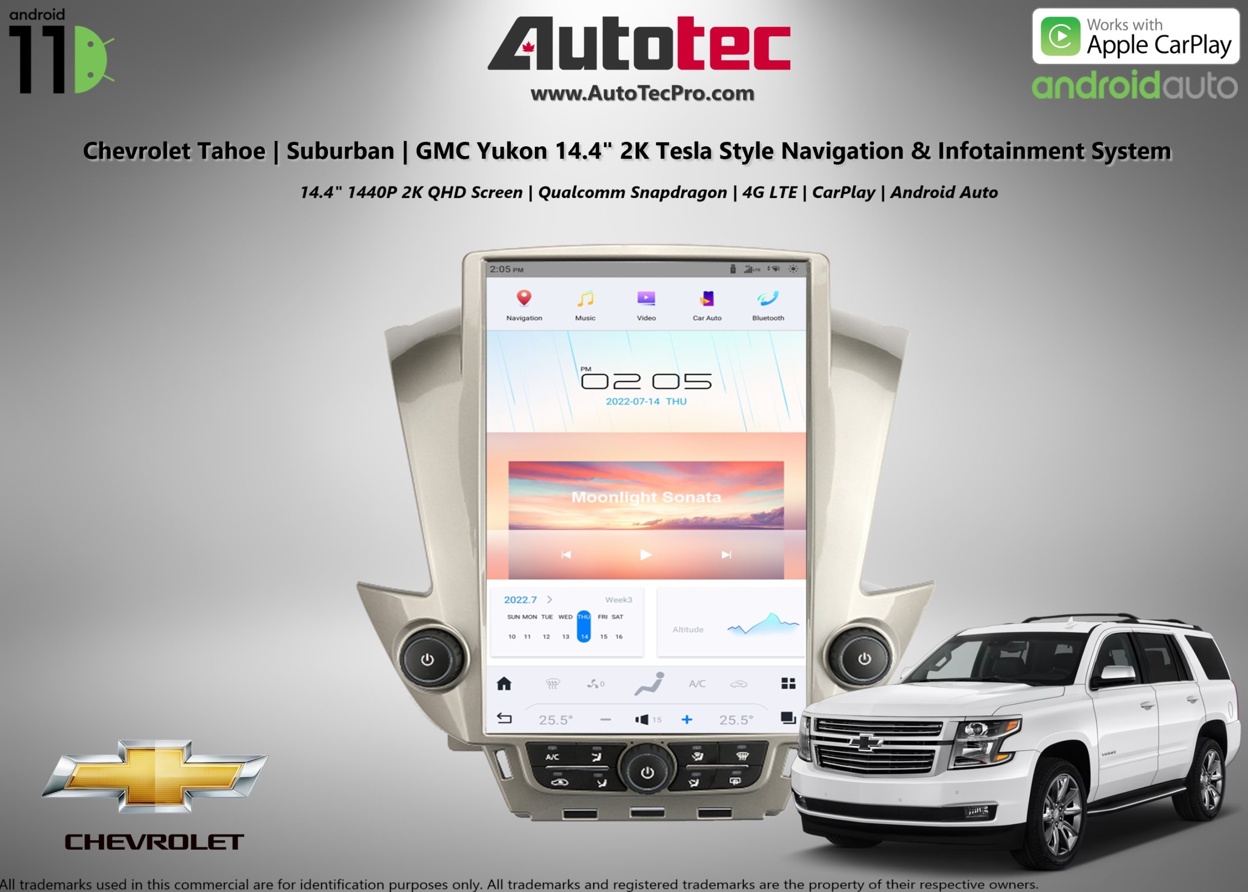 Tesla style systems – AutoTecPro Navigation Systems