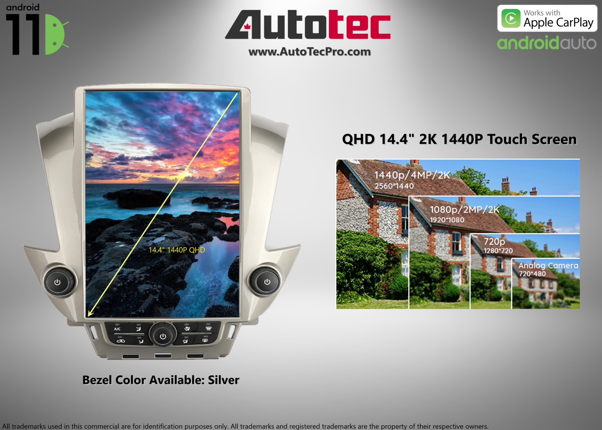 Ford Expedition (2018 2021) 14.4″ IPS QHD 2K TouchScreen Navigation