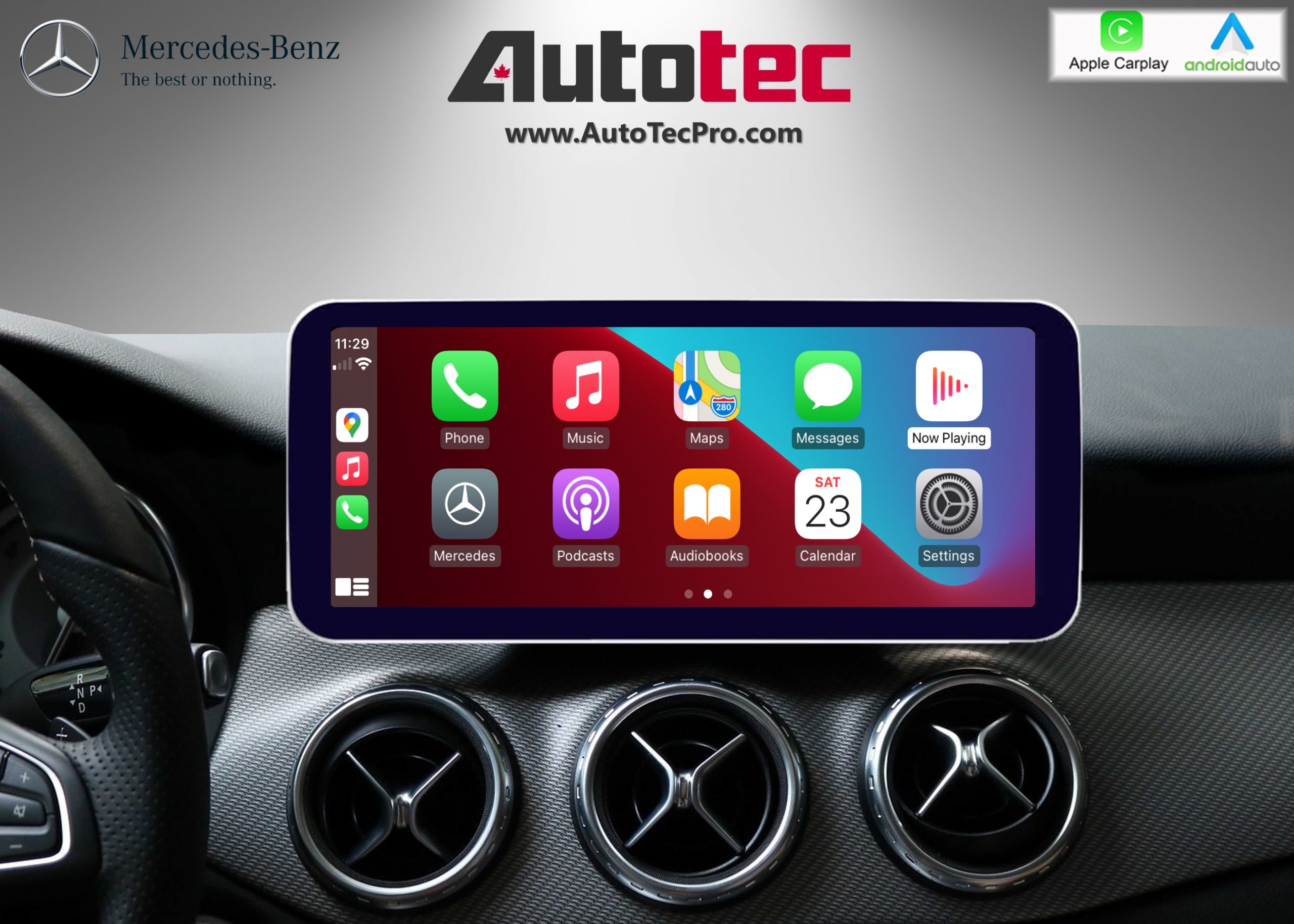 MercedesBenz GLA / CLA (2014 2019) DirectFit 10.25″ / 12.3″ HD IPS