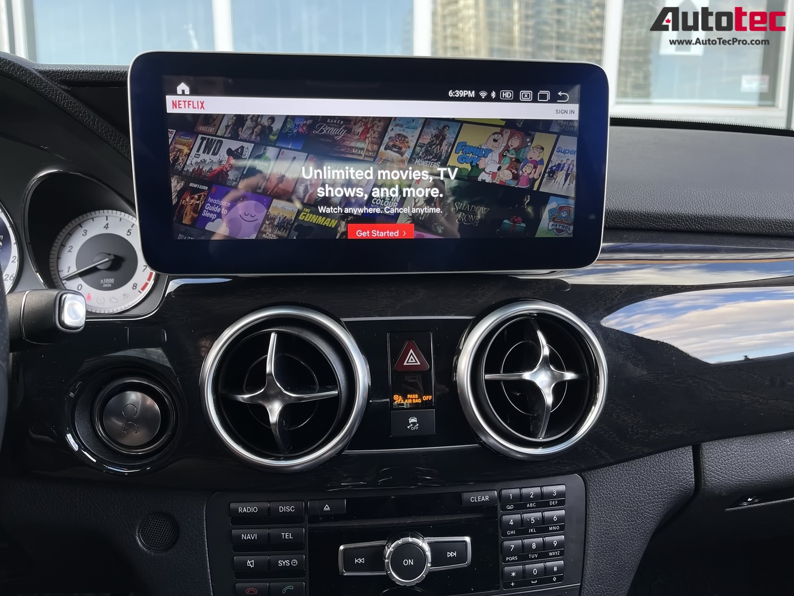 MercedesBenz GLK (20132015 X204) DirectFit 10.25″ HD IPS Touch