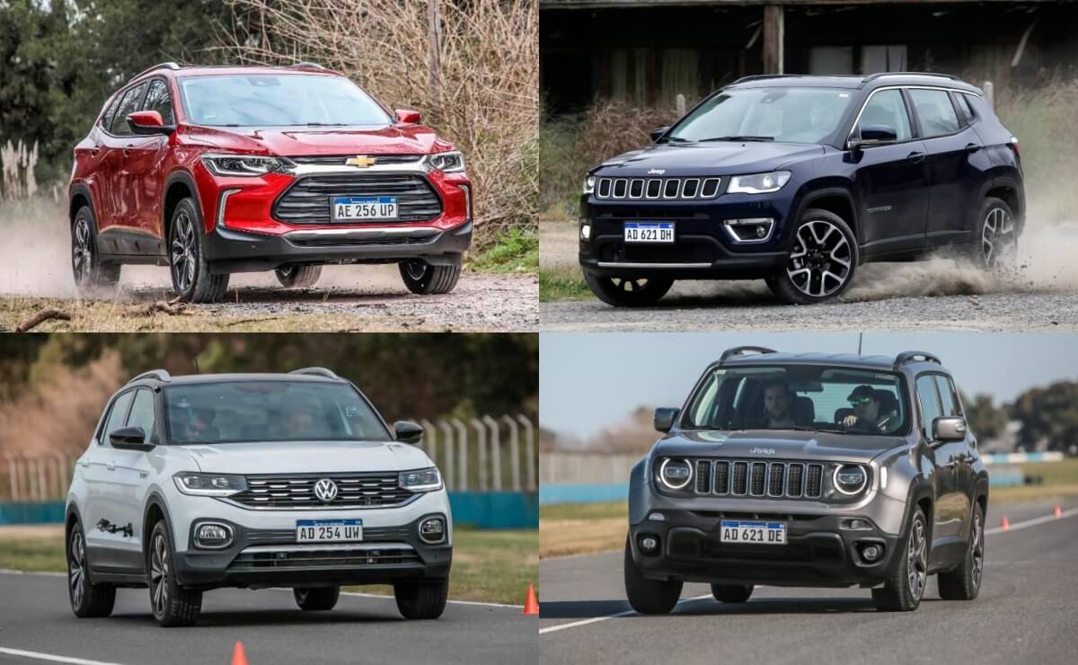 TCross, Tracker, Compass y Renegade los SUVs más vendidos de