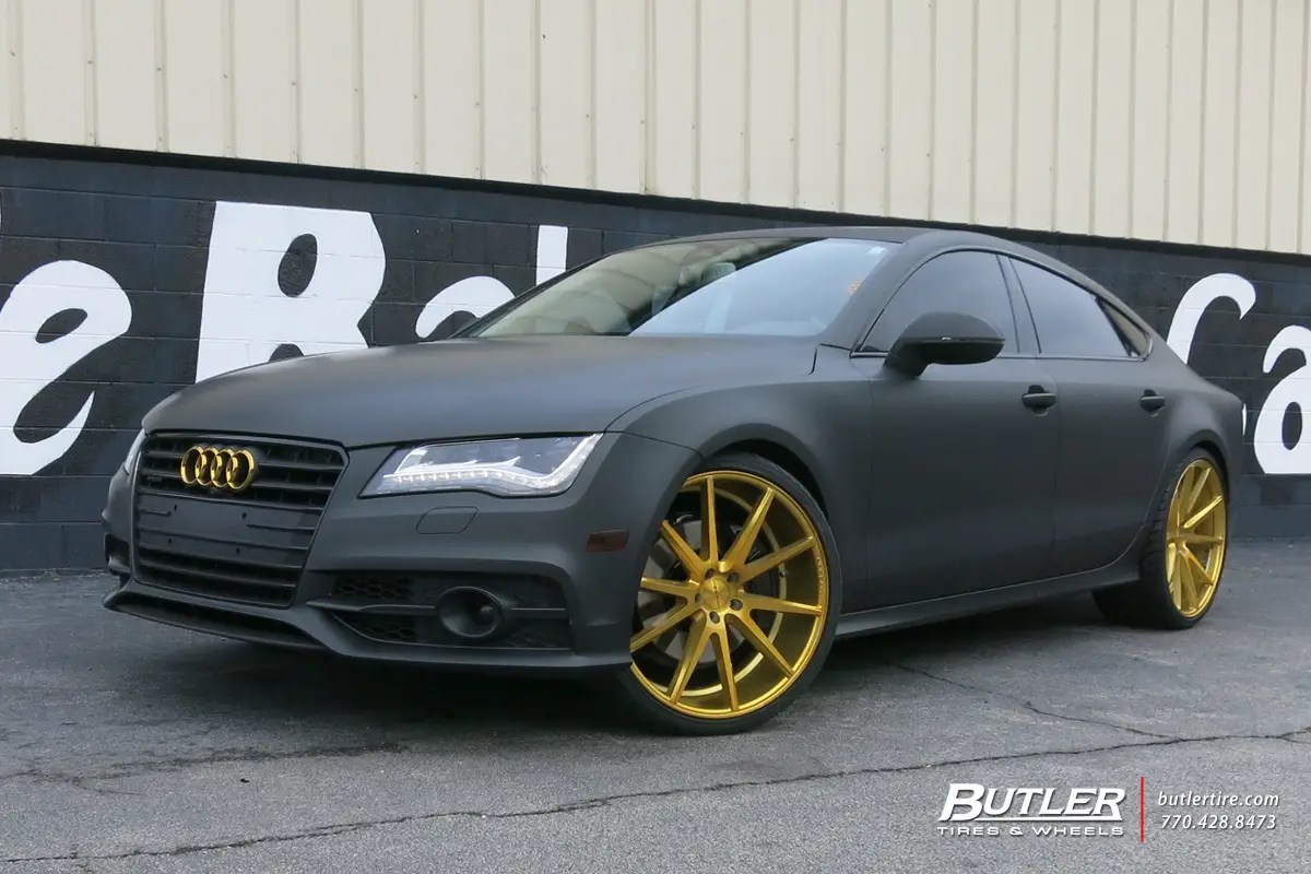 Audi A7 custom wheels Vossen VFS1 22x, ET , tire size / R22. x ET