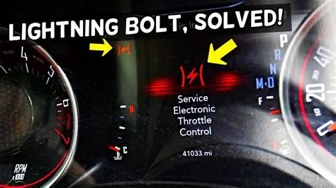 Decoding the Lightning Bolt Symbol: Understanding Electronic Throttle