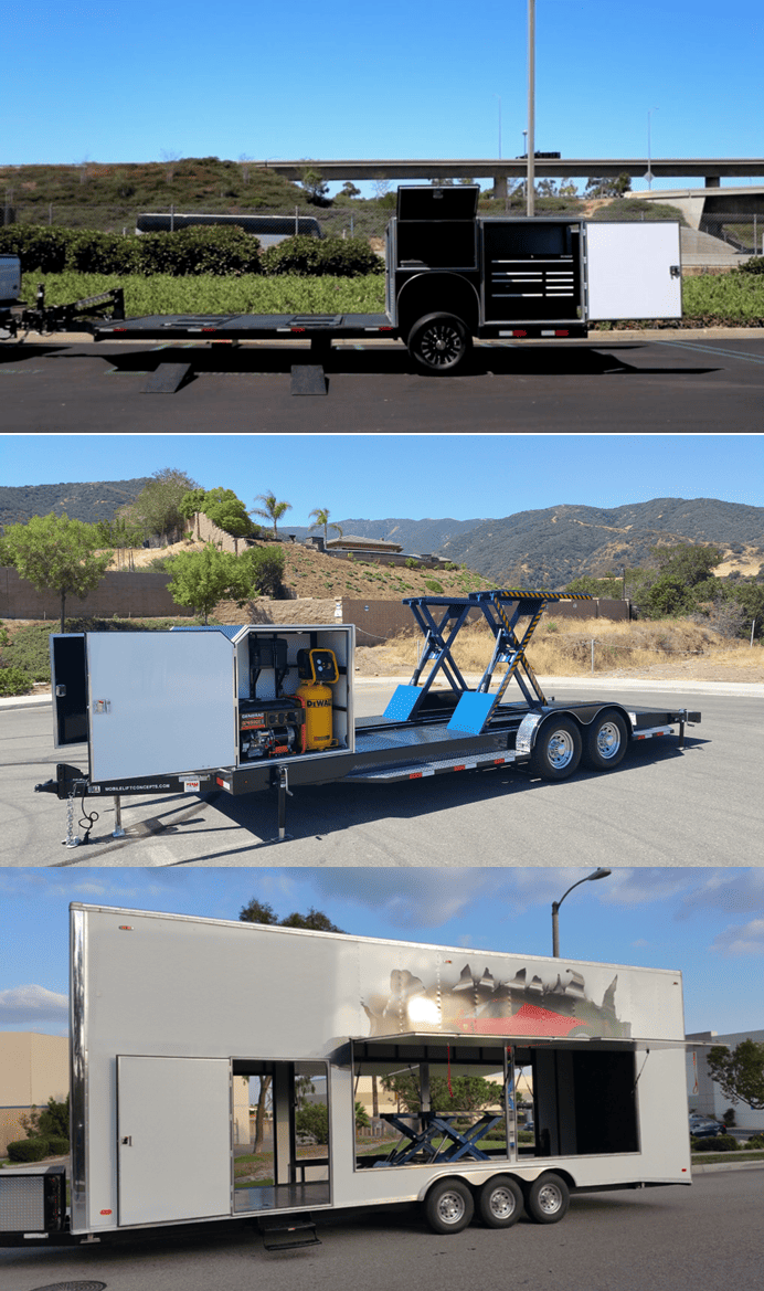 Mobile Car Lift Trailers AutoUtility