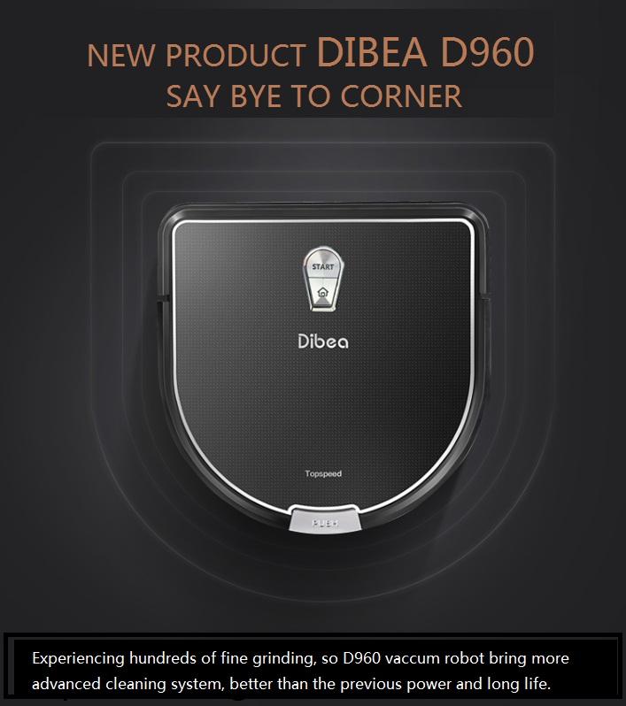 Dibea GT9 Robot Vacuum Cleaner Smart Sweeping Robot Precise Edge