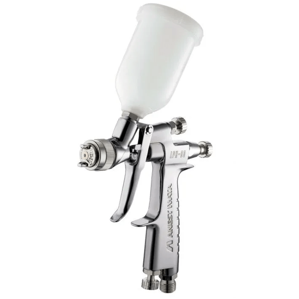 Iwata Evo LPH80 Touch Up Gun + Nylon Pot LPH80 Auto West Paint Supplies