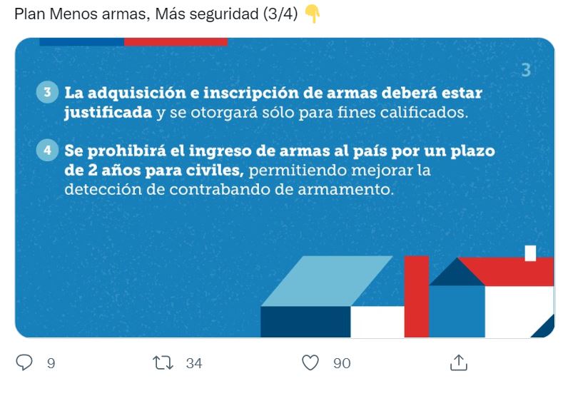 Plan de Control de Armas de Boric Asociación Uruguaya de Tenedores