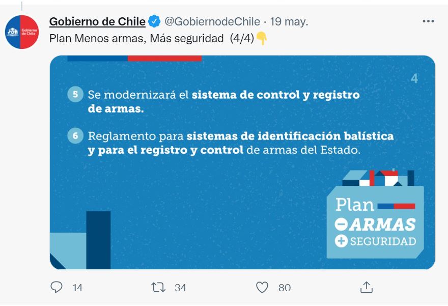 Plan de Control de Armas de Boric Asociación Uruguaya de Tenedores