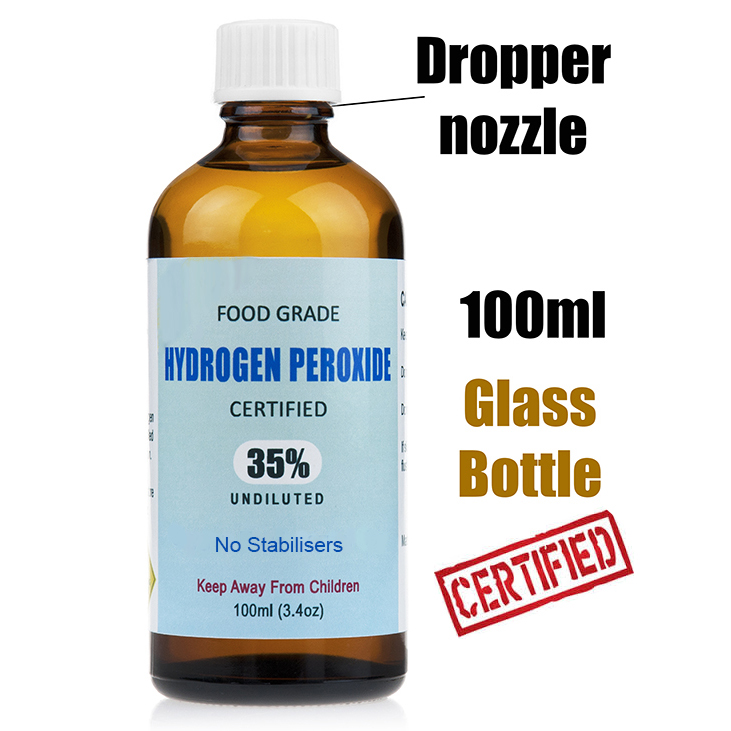 35 Food Grade Hydrogen Peroxide 100ml WPSolutions