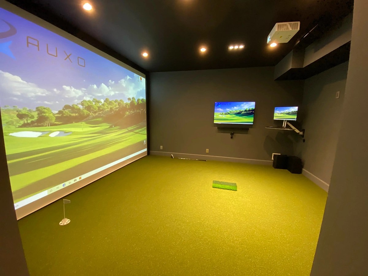 Golf Simulator Photo Gallery Golf Simulators Design Inspiration