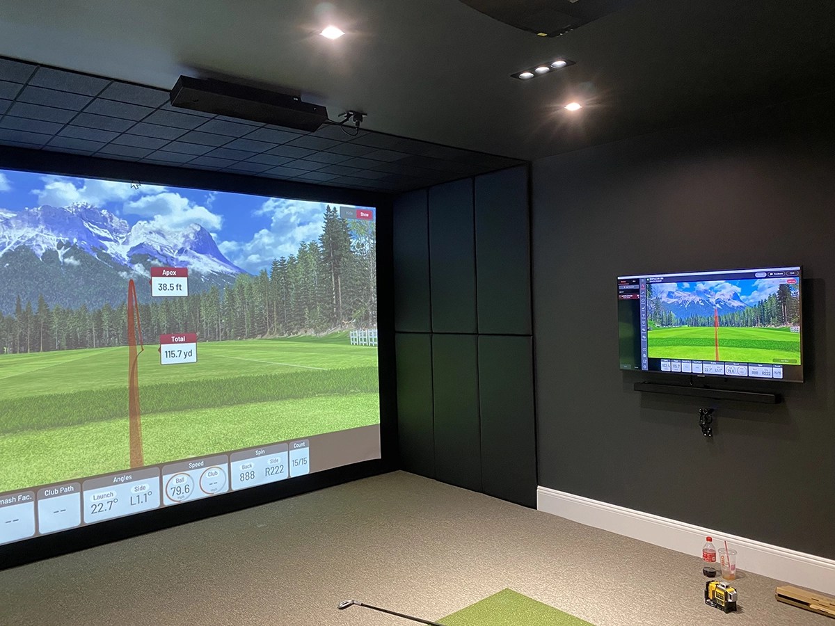Golf Simulator Photo Gallery Golf Simulators Design Inspiration