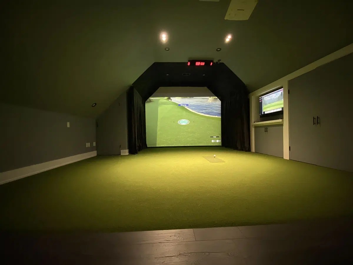 Golf Simulator Photo Gallery Golf Simulators Design Inspiration